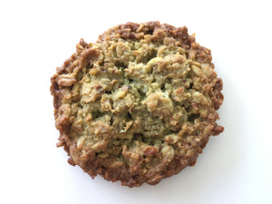 Crunchy Crispy Matcha Pecan Oatmeal Cookies, 12 cookies