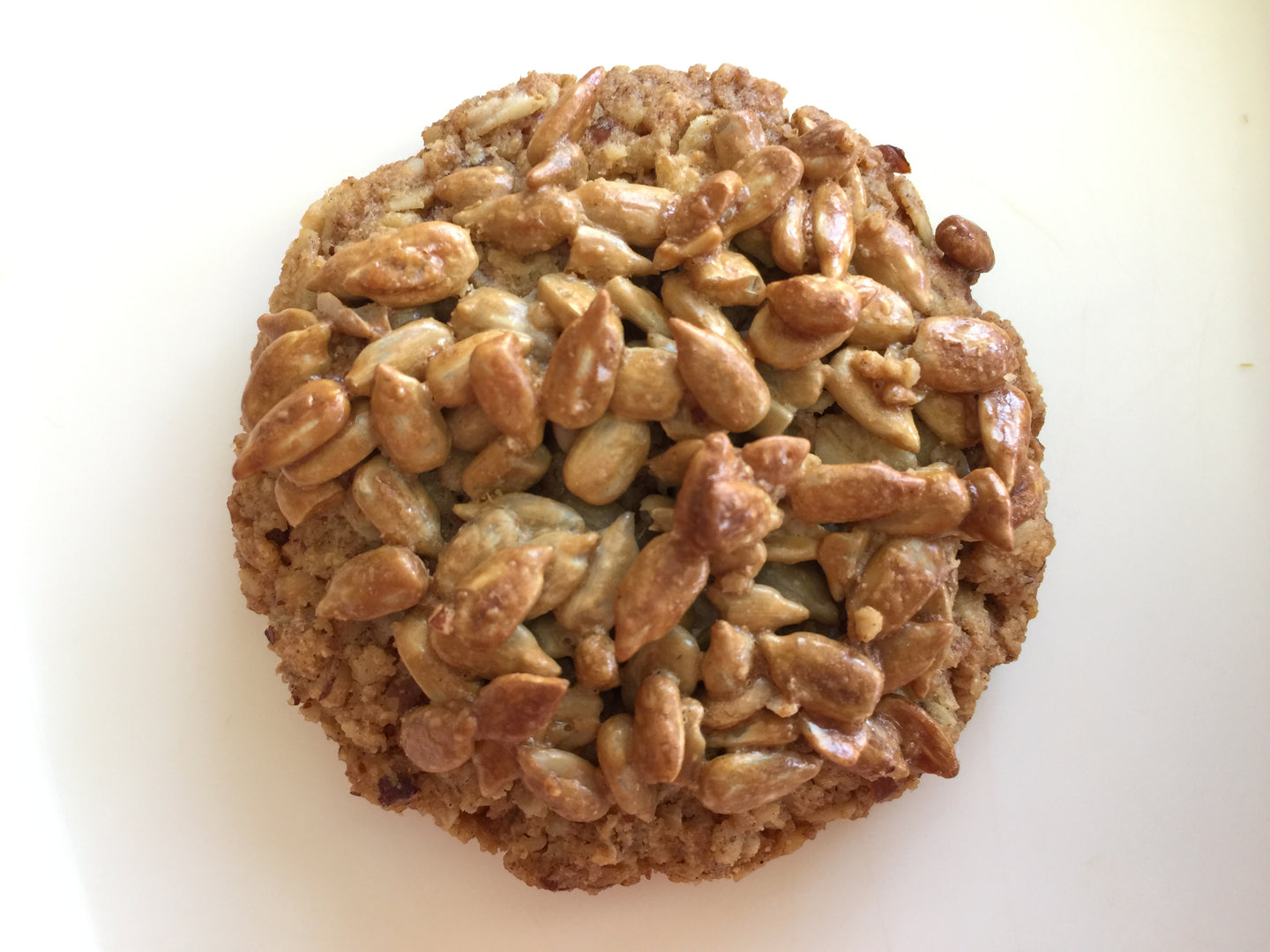 Crunchy Crispy Sunflower Seeds & Pecan Oatmeal Cookies, 12 cookies