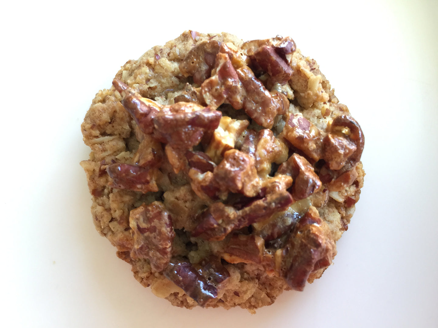 Crunchy Crispy Double Pecan Oatmeal Cookies, 12 cookies